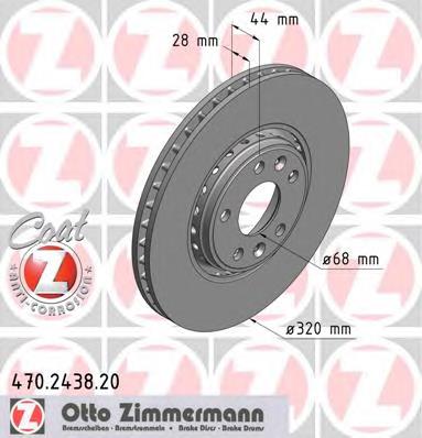 402060003R Renault (RVI) Tarcza hamulcowa przednia