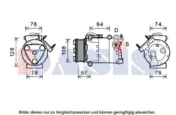 1986AD1095 Bosch Sprężarka klimatyzacji