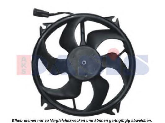Do koszyka CFF270000S Mahle Original Wentylator elektryczny układu chłodzenia kompletny (silnik+wirnik)