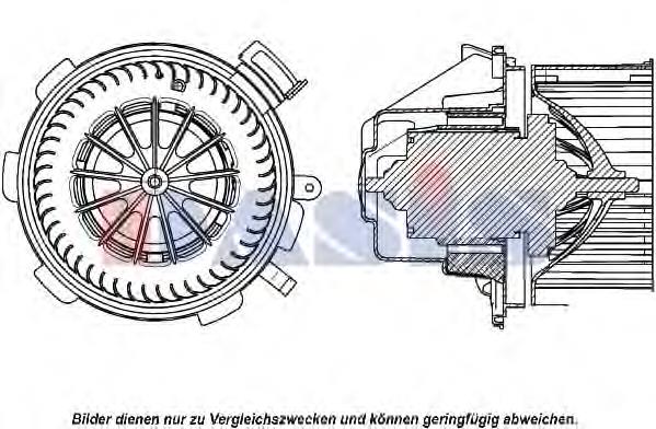 Do koszyka 0008356007 VAG Silniczek wentylatora nagrzewnicy (ogrzewacza wnętrza)