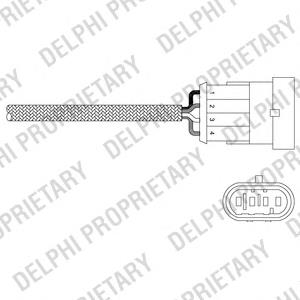 ES20344-12B1 Delphi sonda lambda, czujnik tlenu