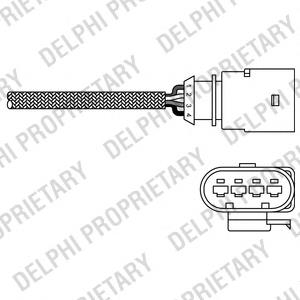 ES20289-12B1 Delphi sonda lambda czujnik tlenu przed katalizatorem