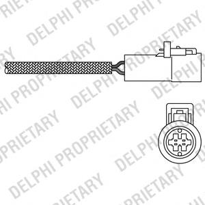 1300544 Ford sonda lambda czujnik tlenu przed katalizatorem