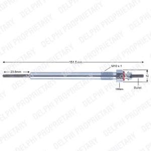 HDS420 Delphi świeca żarowa