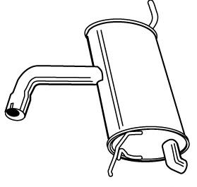 Tłumik, tylna część VAG 5K6253609Q cena, od 117,65 USD