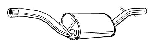 Tłumik, tylna część Ford 1677751 cena, od 61,10 USD