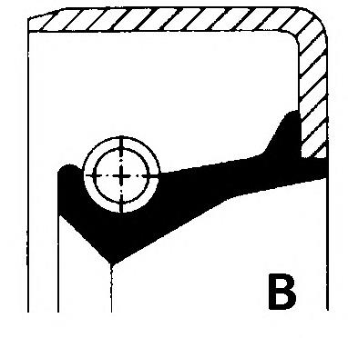 4117801 Fiat/Alfa/Lancia uszczelniacz wału korbowego przedni