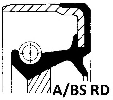 Uszczelniacz wału korbowego przedni 748889 Elring