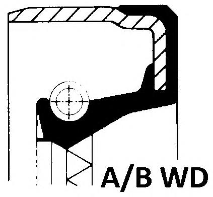 06562890349 MAN uszczelniacz automatycznej/mechanicznej skrzyni biegów (wału głównego)