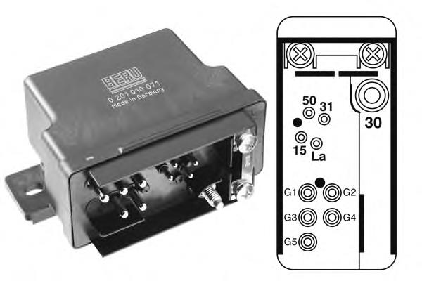 Do koszyka A0015459832 Mercedes Przekaźnik świec żarowych
