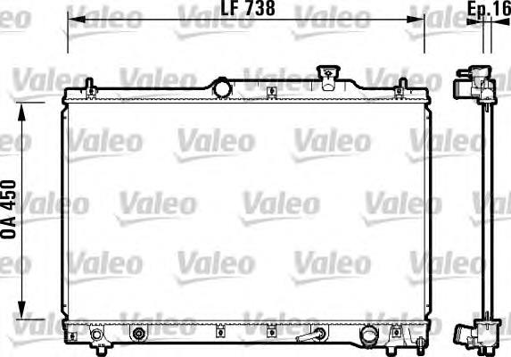 1640028100 Toyota chłodnica silnika