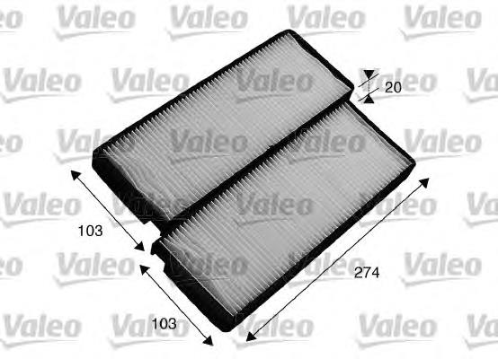 Filtr kabiny 715536 VALEO