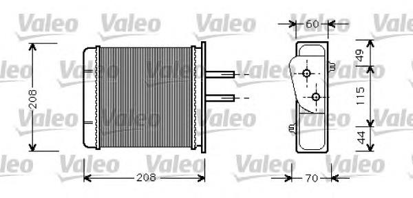Chłodnica nagrzewnicy (ogrzewacza) Magneti Marelli 350218493000 cena, od 26,54 USD