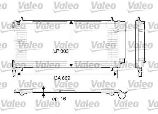 817740 VALEO Chłodnica klimatyzacji
