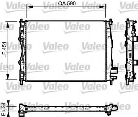 Chłodnica silnika Nissan/Infiniti 21400JD50B cena, od 139,57 USD