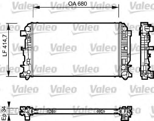 735089 VALEO Chłodnica silnika