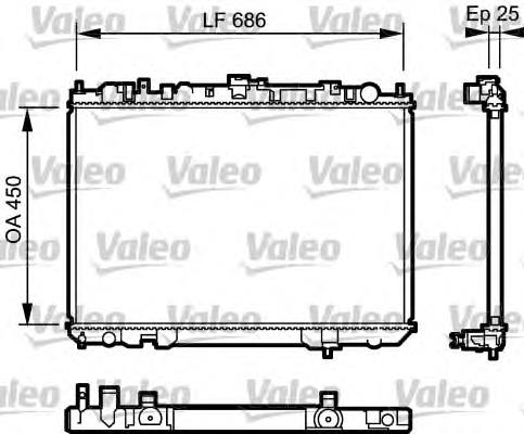 735081 VALEO Chłodnica silnika