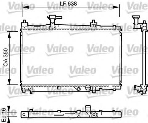 Chłodnica silnika Toyota 1640033070 cena, od 116,23 USD