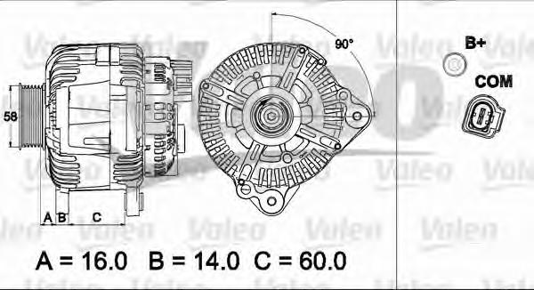 Do koszyka TG17C020 VAG Alternator