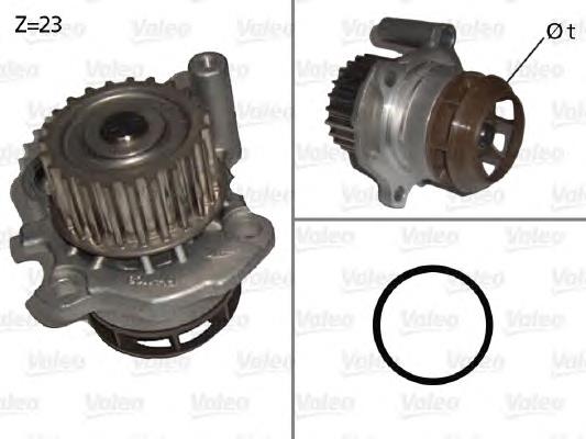Pompa chłodząca wodna VAG 06F121011X cena, od 32,90 USD