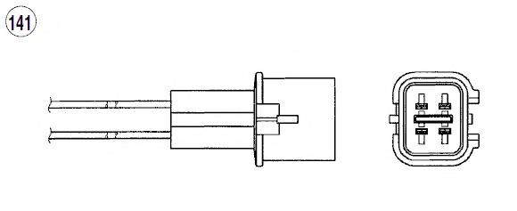 MN153035 Mitsubishi Sonda lambda czujnik tlenu przed katalizatorem prawy