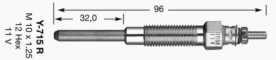 5376 NGK świeca żarowa