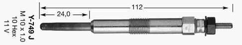 5013 NGK świeca żarowa