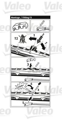 Pióro wycieraczki szyby przedniej, zestaw (2 szt.) Mazda 626 II hatchback (GC) (1983 - 1987) cena, od 21,70 USD