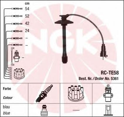 Do koszyka 9091922386 Toyota Zestaw przewodów wysokiego napięcia