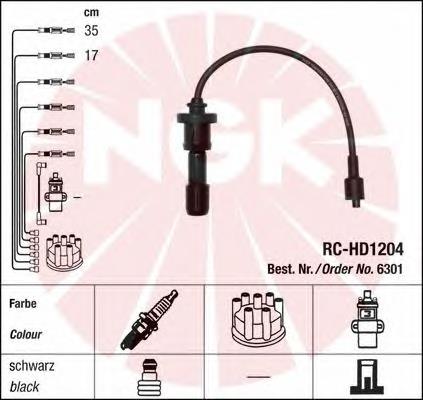 Zestaw przewodów wysokiego napięcia NGK 6301 cena, od 14,66 USD