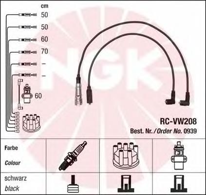 Zestaw przewodów wysokiego napięcia Engitech ENT910144 cena, od 25,58 USD