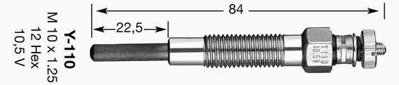 K05418140 Hyundai/Kia świeca żarowa