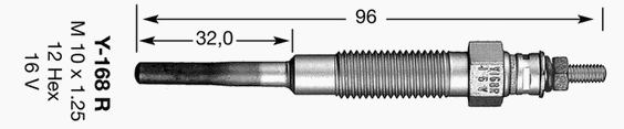 SV155 Svac świeca żarowa