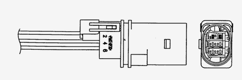 UAA0004-VW005 NGK sonda lambda czujnik tlenu przed katalizatorem