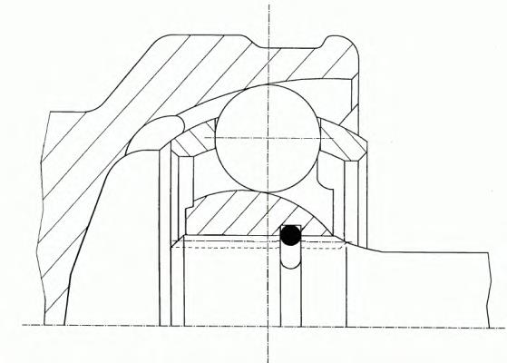 21947 GKN-Spidan przegub homokinetyczny przedni zewnętrzny