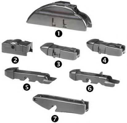 Do koszyka 9XW358136141 HELLA Pióro wycieraczki szyby tylnej