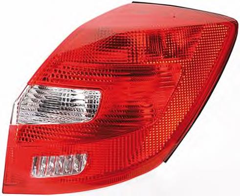 Lampa zespolona tylna prawa Skoda Fabia 2 (5J2, 542)