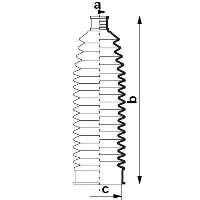 Osłona mechanizmu kierowniczego (maglownicy) 7701474447 Renault (RVI)
