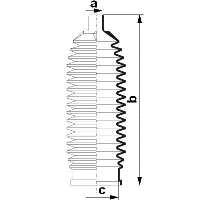 Osłona mechanizmu kierowniczego (maglownicy) GKN-Spidan 84010 cena, od 9,35 USD