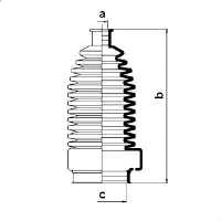 Osłona mechanizmu kierowniczego (maglownicy) Metalcaucho 01100 cena, od 8,33 USD