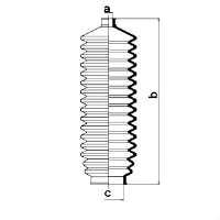 Osłona mechanizmu kierowniczego (maglownicy) Lemforder 30136
