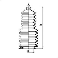 83616 GKN-Spidan osłona mechanizmu kierowniczego (maglownicy)