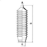 00534 Metalcaucho Osłona mechanizmu kierowniczego (maglownicy)