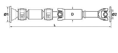 Wał napędowy Fiat Panda