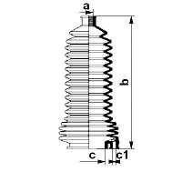 Osłona mechanizmu kierowniczego (maglownicy) 7701473652 Renault (RVI)