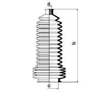 Osłona mechanizmu kierowniczego (maglownicy) lewa 3021601 Lemforder