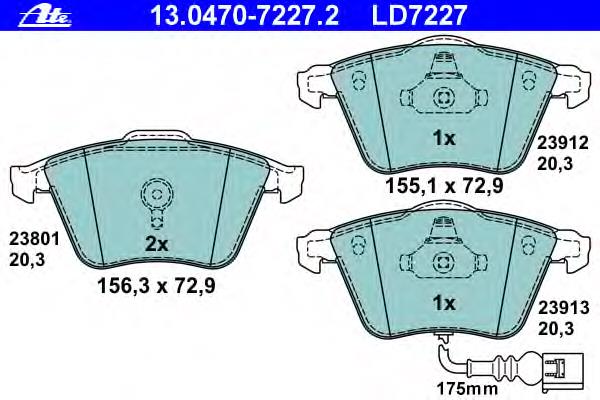 Klocki hamulcowe przednie tarczowe FBP1899 Fremax