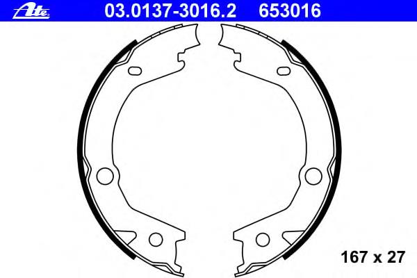 Klocki hamulca ręcznego 4833A21000 Hyundai/Kia