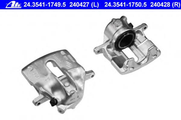 Zacisk hamulcowy przedni lewy 7701205832 Renault (RVI)
