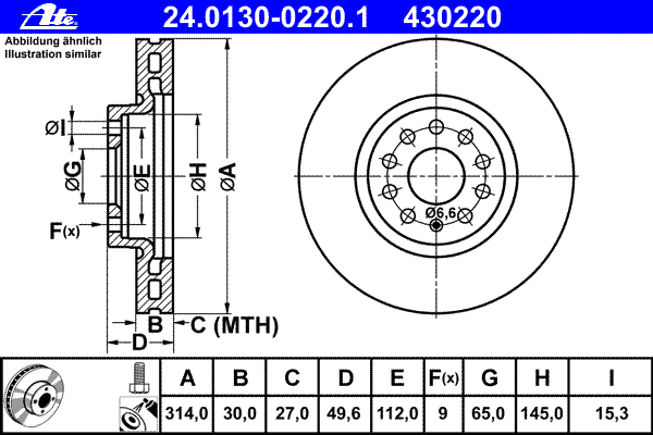 986479735 Bosch tarcza hamulcowa przednia